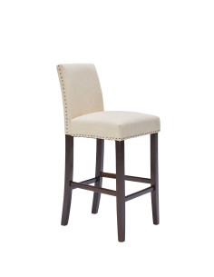 Silla bar Lucy beige set de 2 2