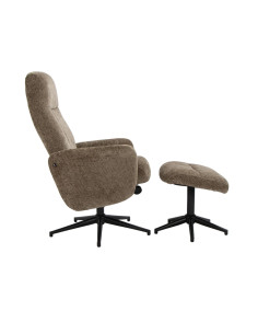 Sitial Reclinable Ottoman Gris - Mueble Moderno para Living 2