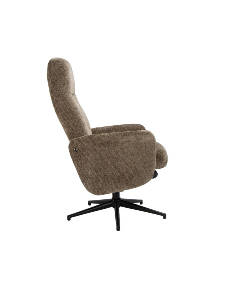 Sitial Reclinable Ottoman Gris - Mueble Moderno para Living