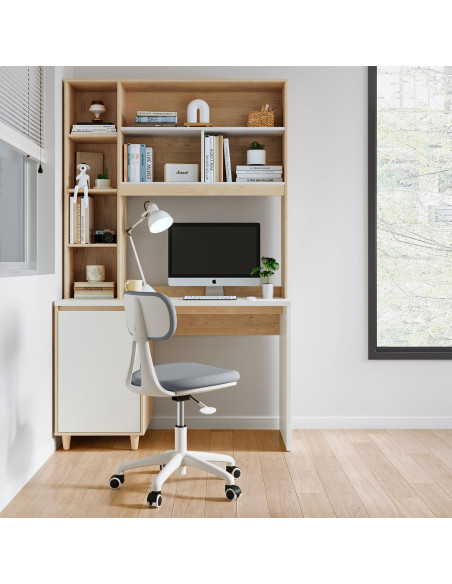 Silla de oficina Galway gris claro