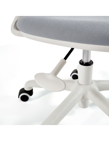 Silla de oficina Galway gris claro