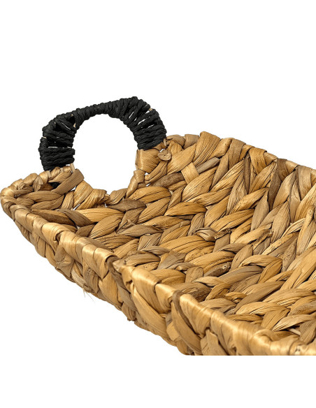 Canasto Rectangular de Mimbre 28x20x7cm - Decoración Natural