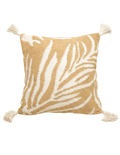 Cojín Beige Texturado Blanco 45x45cm - Elegante y Moderno