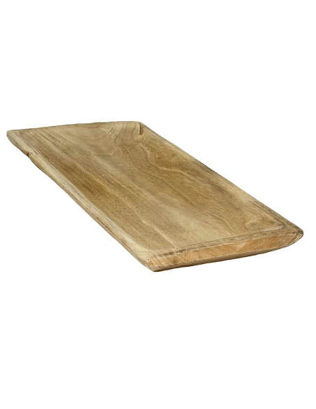 Bandeja Rectangular de Madera 43x23x5cm - Elegante y Práctica