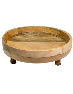 Pedestal madera 25x25x9 circular 2