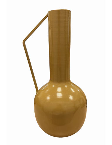 Florero metal Lari 25cm amarillo