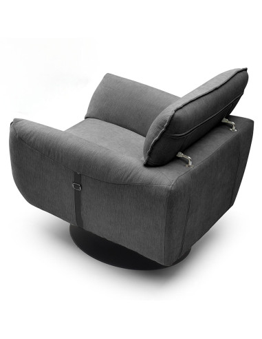 Poltrona Malmo gris oscuro