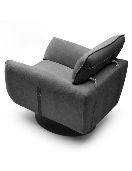 Poltrona Malmo gris oscuro