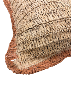 Cojín de Rafia 45x45 cm - Decoración Textil para el Hogar 2