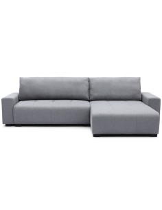 Sofa cama reversible seccional Essen gris claro