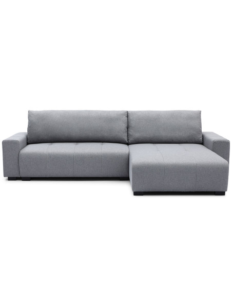 Sofa cama reversible seccional Essen gris claro