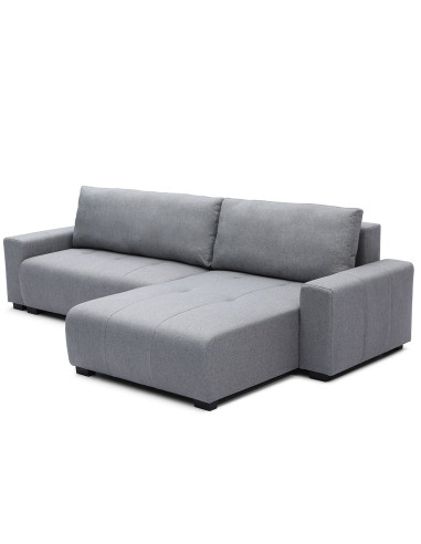 Sofa cama reversible seccional Essen gris claro