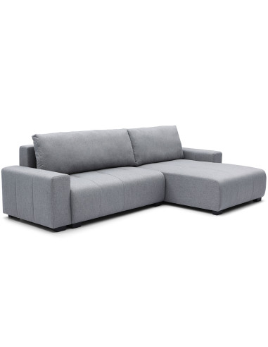 Sofa cama reversible seccional Essen gris claro
