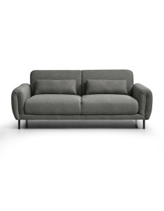 Sofá 2 cuerpos Lucía gris oscuro edición touch