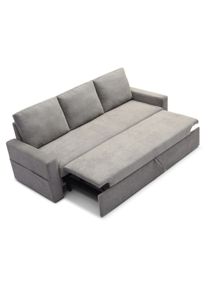 Sofá cama 3 cuerpos Amberes gris claro