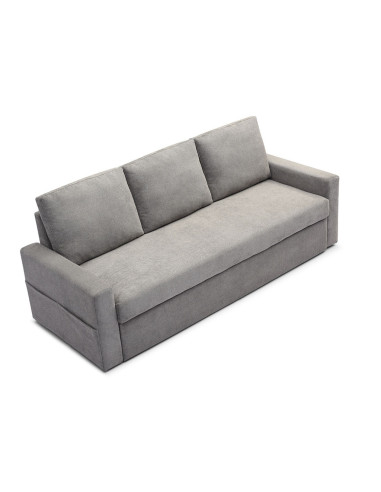 Sofá cama 3 cuerpos Amberes gris claro