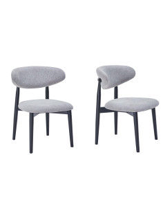 Silla comedor Guadalupe gris set de 2 2
