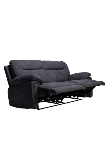 Sofá reclinable 3 cuerpos Small grafito