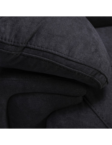 Sofá reclinable 3 cuerpos Small grafito