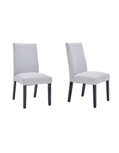 Silla Comedor Jules Gris Claro Set de 2 - Muebles de Comedor 2