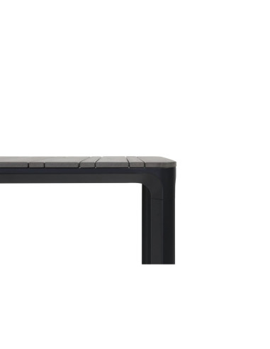 Juego Comedor Terraza 6 Sillas Ely Negro - Muebles Modernos