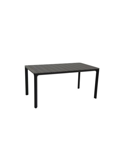 Juego Comedor Terraza 6 Sillas Ely Negro - Muebles Modernos