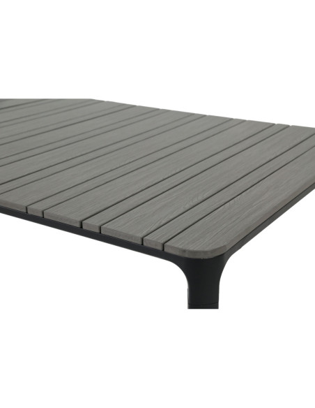 Juego Comedor Terraza 6 Sillas Ely Negro - Muebles Modernos
