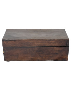 Caja de Madera Oscura 18x10x6cm - Organización Dormitorio 2