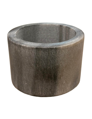 Pocillo de Mármol Gris 7x7x5cm - Elegante y Minimalista