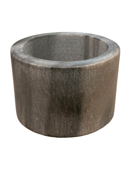 Pocillo de Mármol Gris 7x7x5cm - Elegante y Minimalista