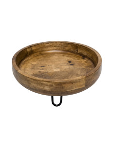 Pedestal madera 24x24x9 circular 2