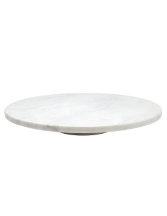 Porta Torta de Mármol 38 cm - Elegante Accesorio de Mesa