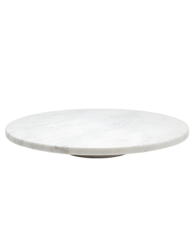 Porta Torta de Mármol 38 cm - Elegante Accesorio de Mesa