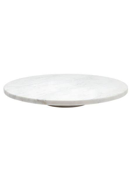 Porta Torta de Mármol 38 cm - Elegante Accesorio de Mesa