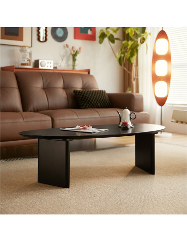 Mesa de centro Tsuki negra