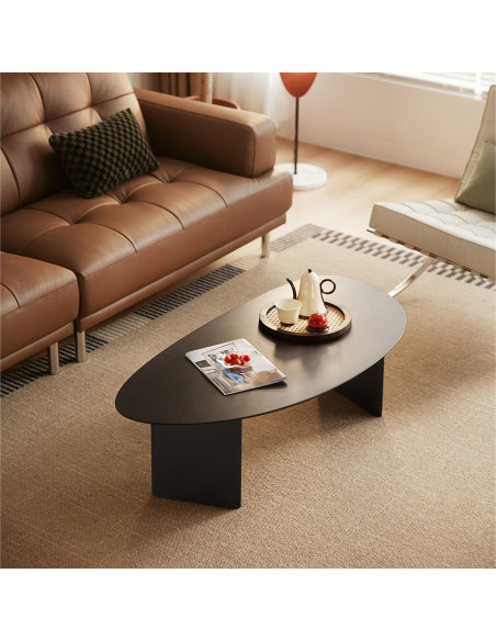 Mesa de centro Tsuki negra