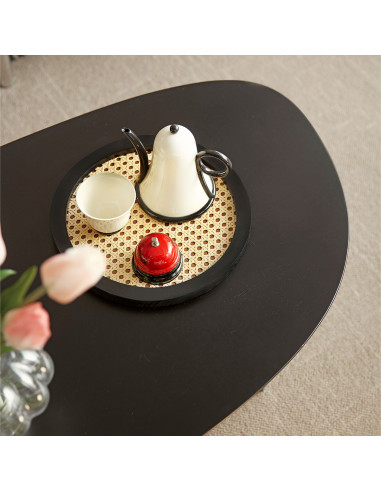 Mesa de centro Tsuki negra