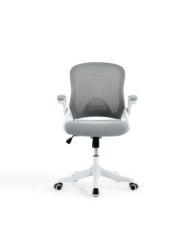 Silla de oficina Tsuki gris claro