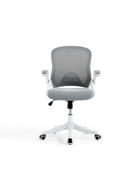 Silla de oficina Tsuki gris claro