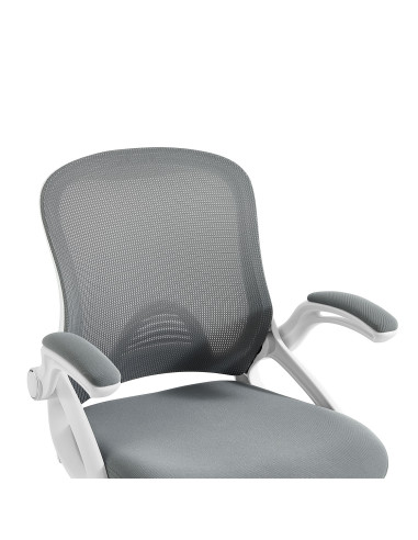 Silla de oficina Tsuki gris claro