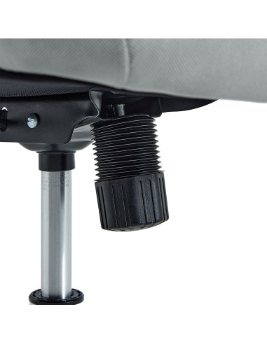 Silla de oficina Tsuki gris claro