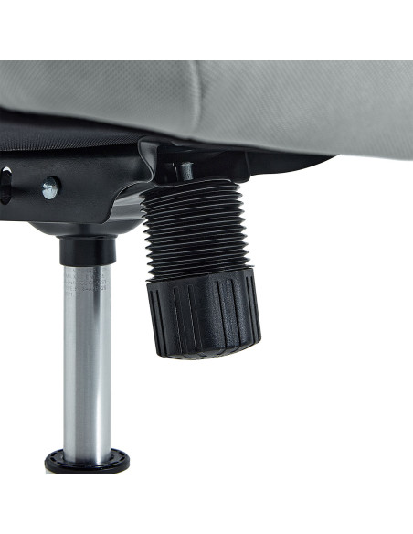 Silla de oficina Tsuki gris claro