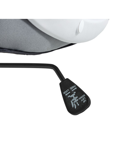 Silla de oficina Tsuki gris claro