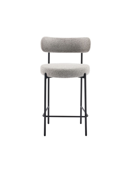 Silla bar Dominga gris set de 2