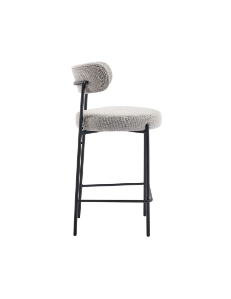 Silla bar Dominga gris set de 2