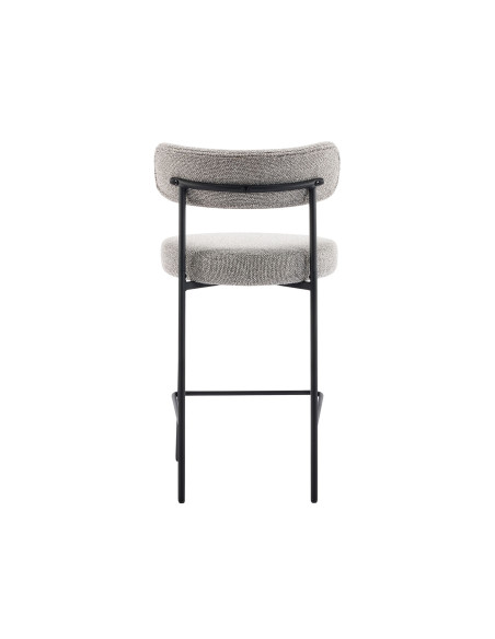 Silla bar Dominga gris set de 2