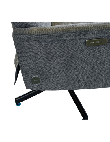 Berger eléctrico Róterdarm gris oscuro