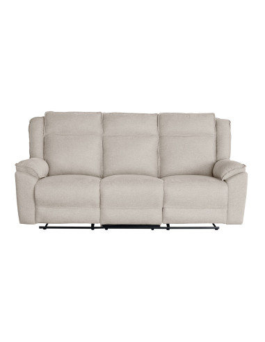 Sofá reclinable 3 cuerpos eléctrico Dublín beige