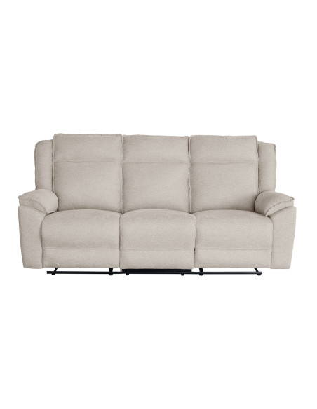Sofá reclinable 3 cuerpos eléctrico Dublín beige