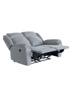 Sofa reclinable 2 cuerpos eléctrico Dublín gris oscuro 2